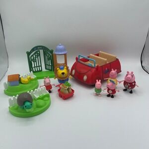 Peppa's Day at the ZOO Turtle Lion Duck & Talking Car Mummy Daddy George Pig